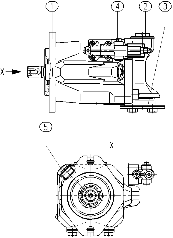 AL A10V O 60 DFR1/52R-VUC73N00 -S1699 — Zeichnung
