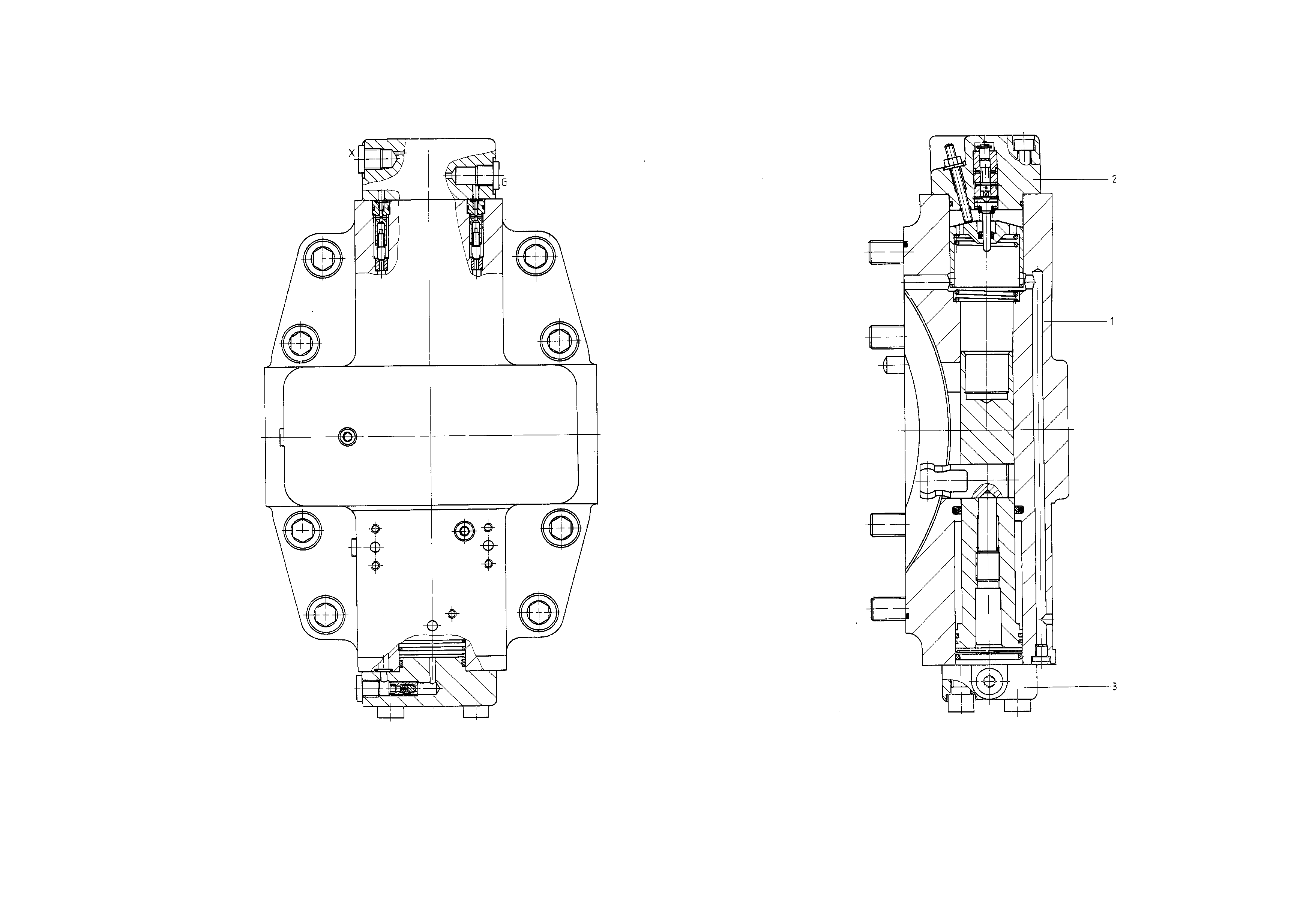 V AA6V M 250 HA1 /61-V527 -SO 44 — Zeichnung