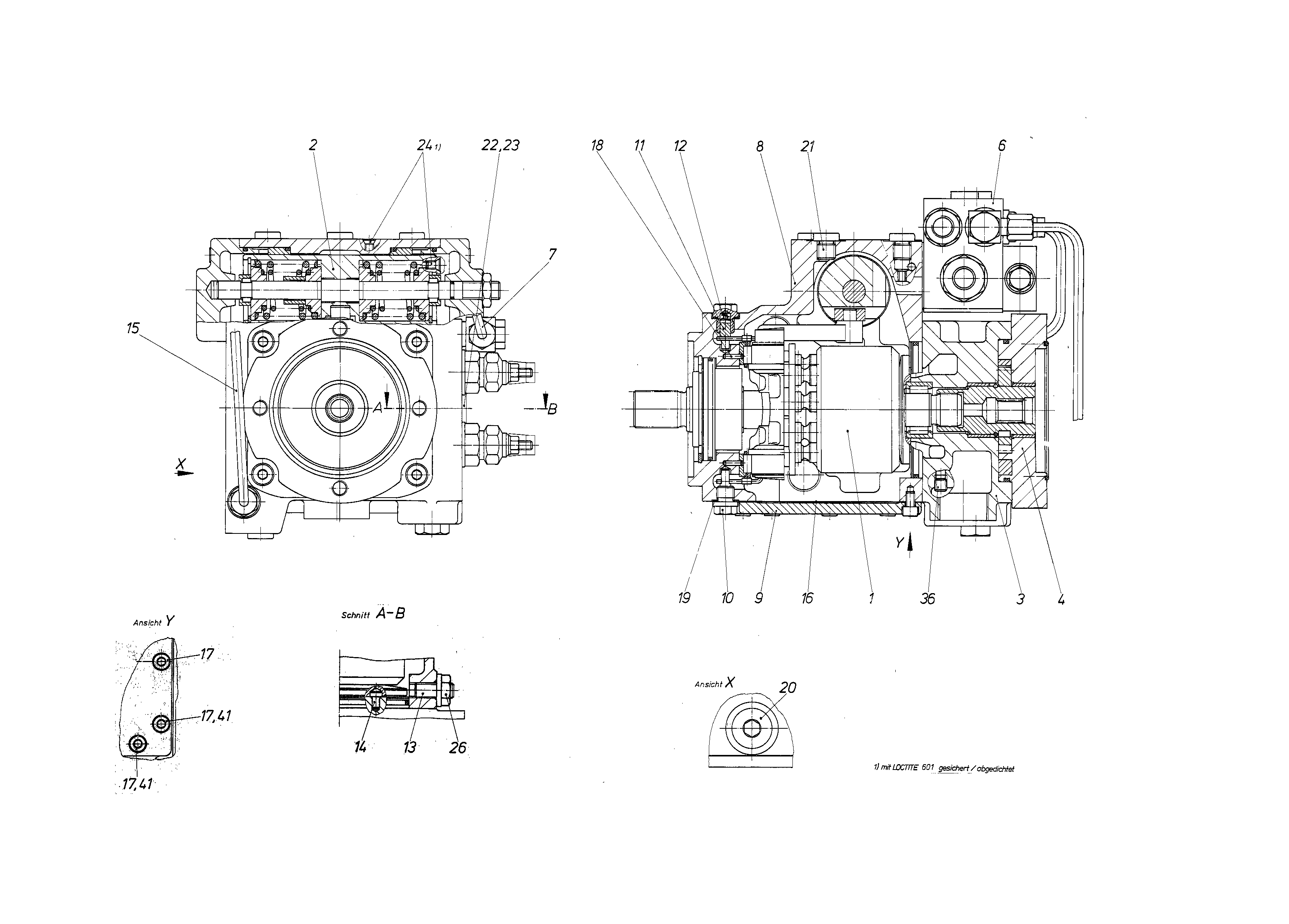 A4VG28MS1/30R-PZC10F011S — Zeichnung