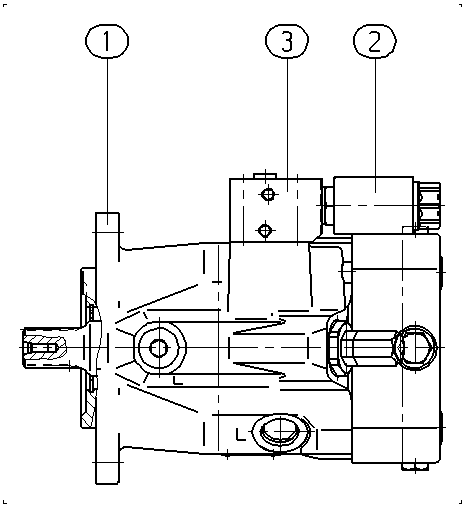 AL A10V M 63 EZ6 /52W1-VWC66N007 -S1651 — Zeichnung