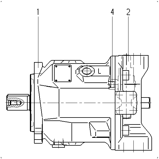 A A10VSO 28 DRG /31L-PPA12N00 — Zeichnung