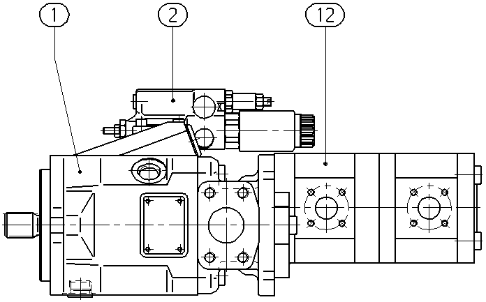 AXIAL-PISTON PUMP — Zeichnung