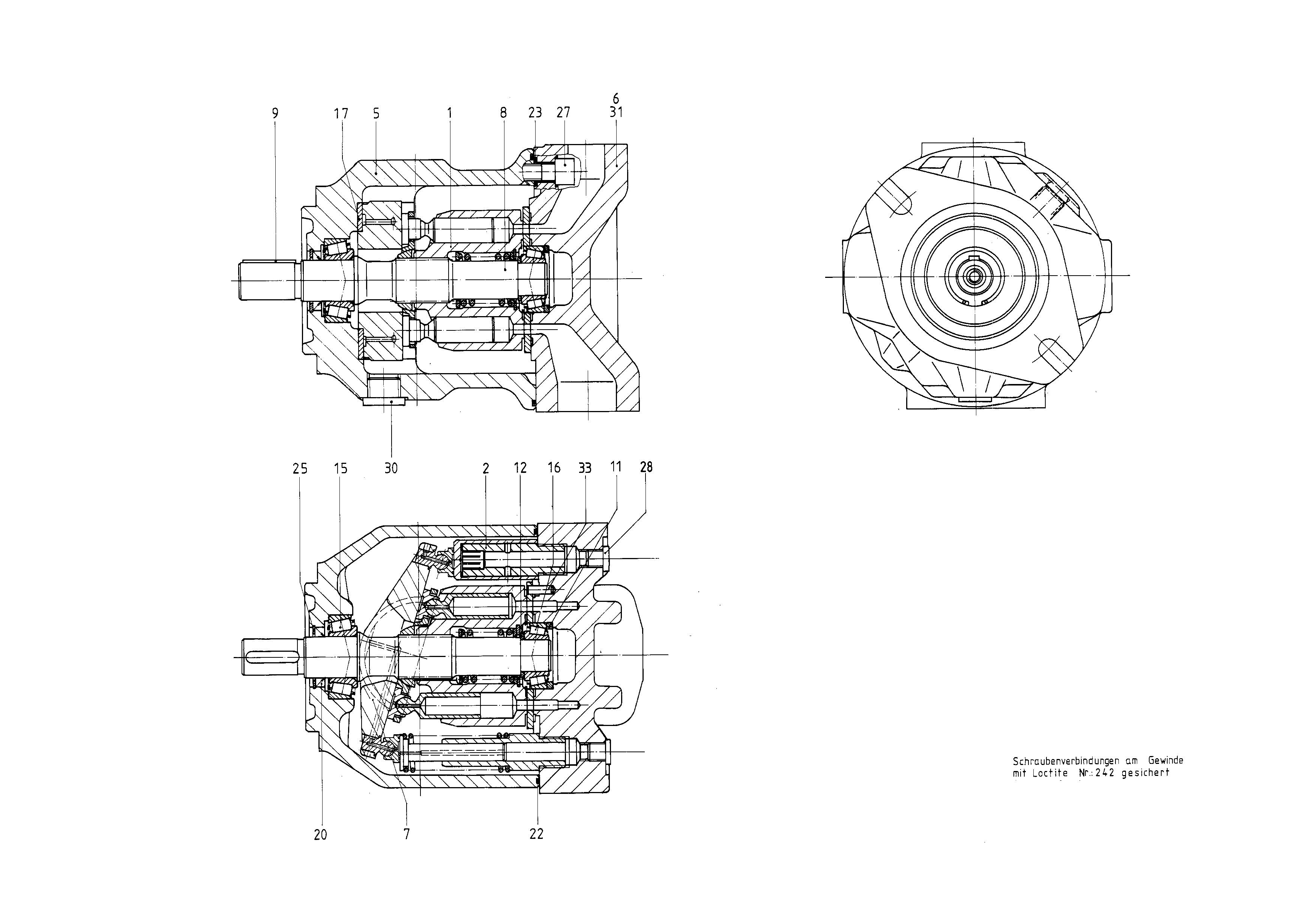 G A10VSO 45 OV /31L-PPA12N00 -SO149 — Zeichnung