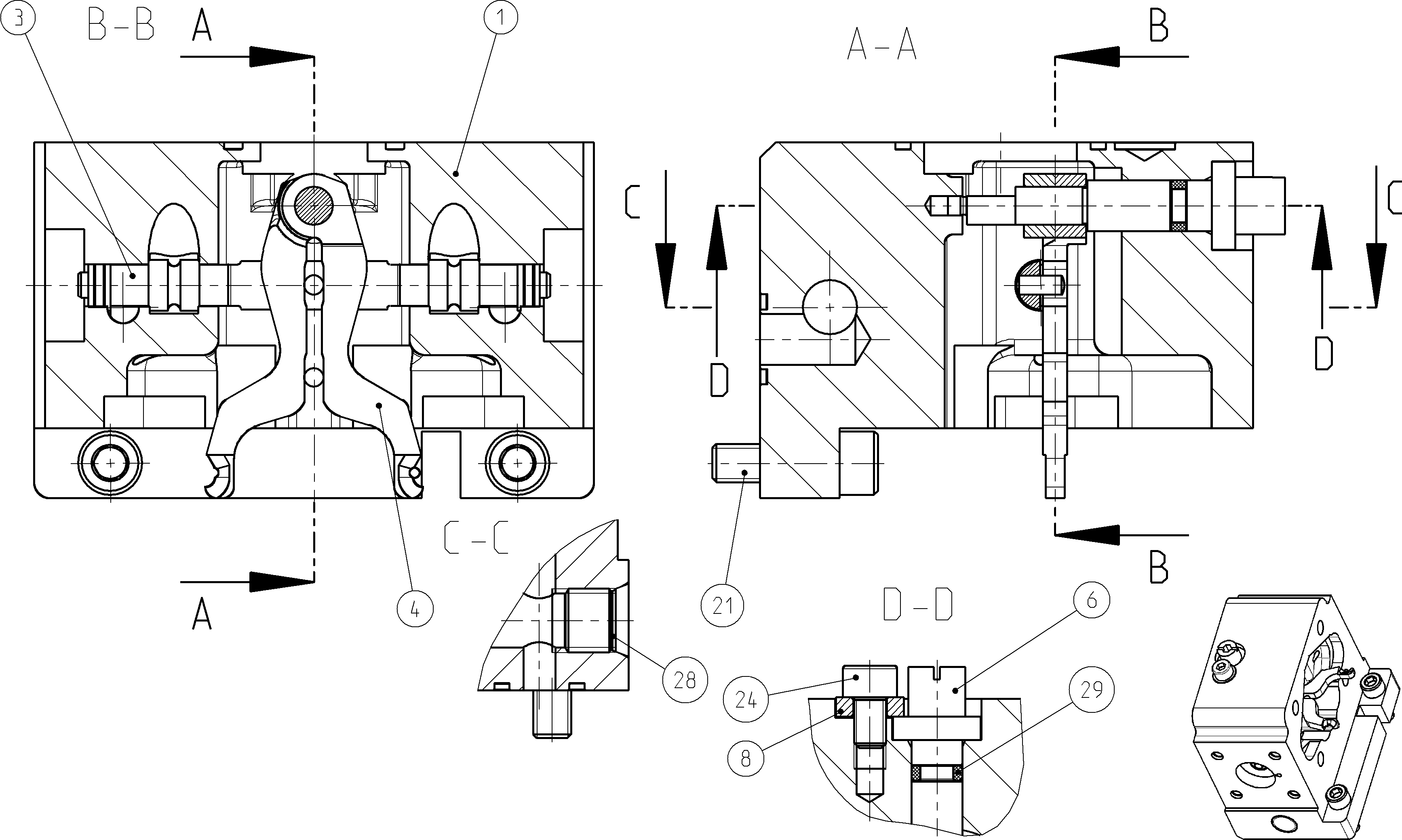 CONTROL HOUSING — Zeichnung