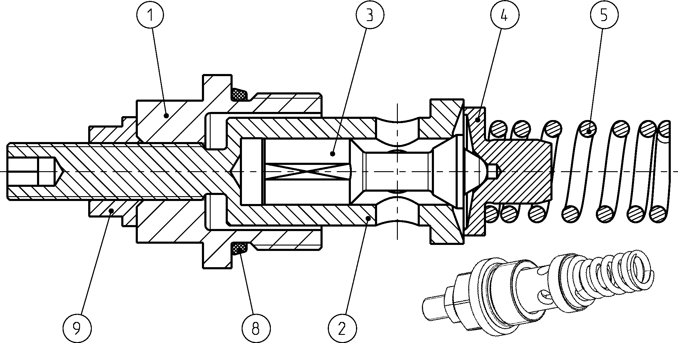 PRESSURE RELIEF VALVE — Zeichnung