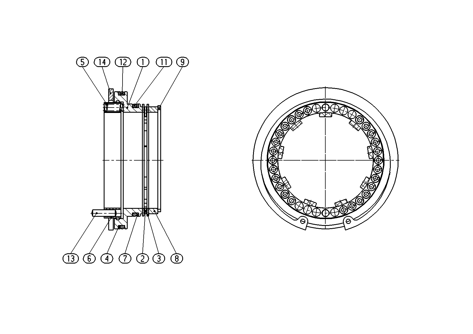 THRUST RING — Zeichnung