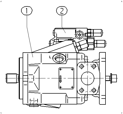 A A10V O 28 DFR /52R-VSC62K68 -SO 97 — Zeichnung