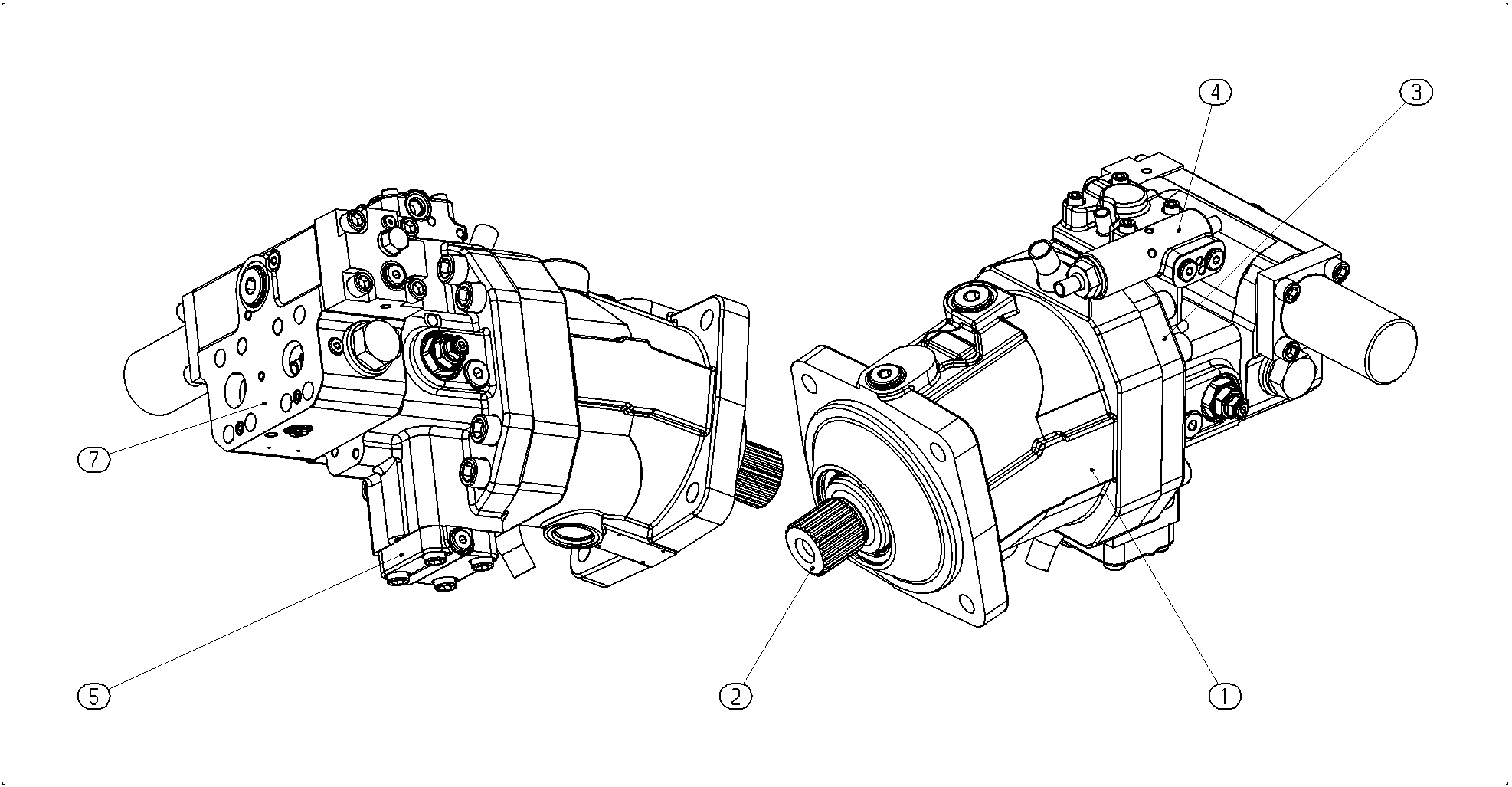 A6VM170HP5D20001G/71MWV0R4A28W0-S *UG* — Zeichnung