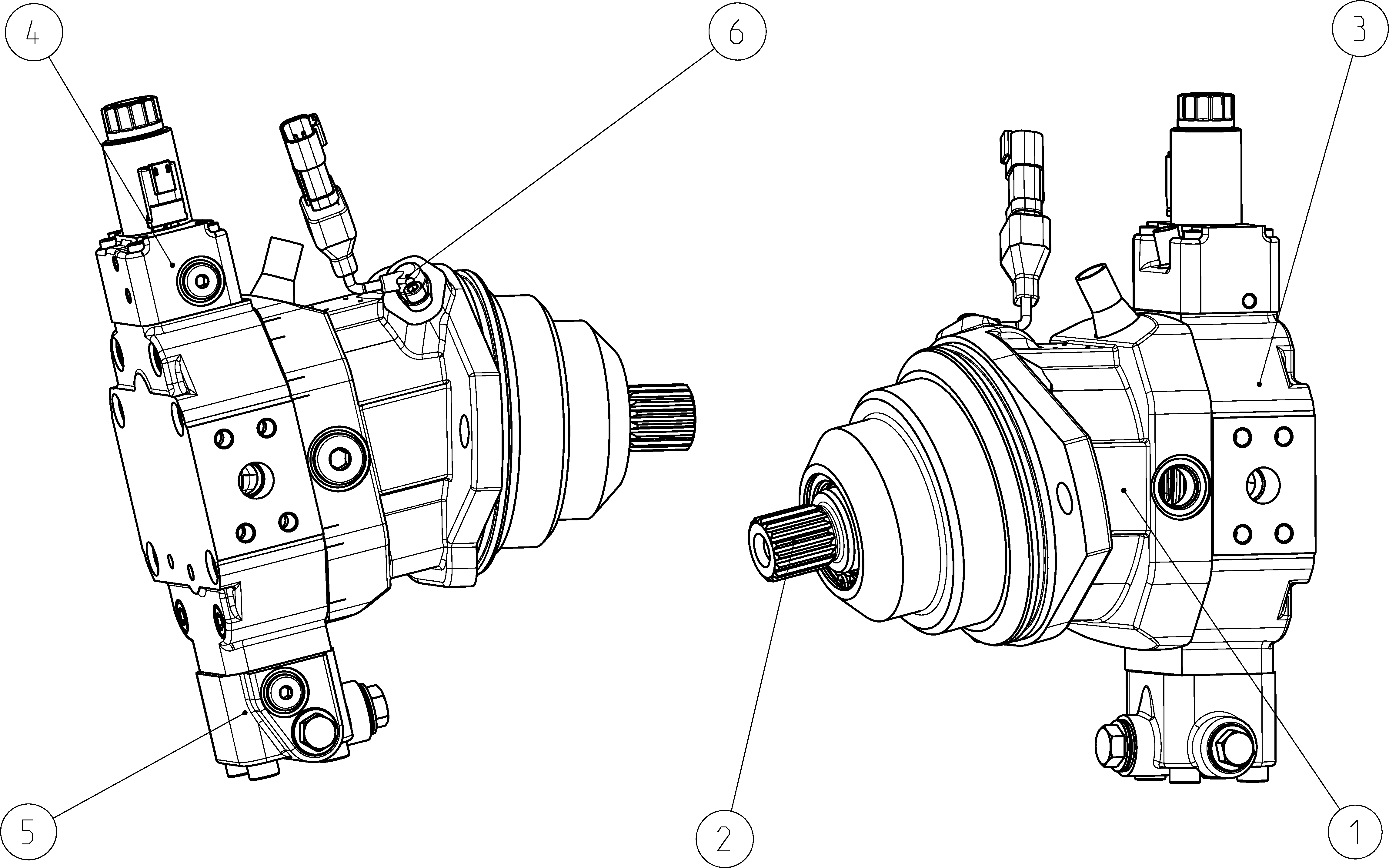 A6VE055EP600P000B/65MWV0P2Z82BV-0 — Zeichnung