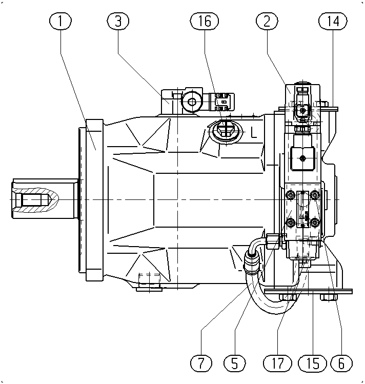 A A10VSO140 FE1 /31R-PPB12N00 -SO479 — Zeichnung