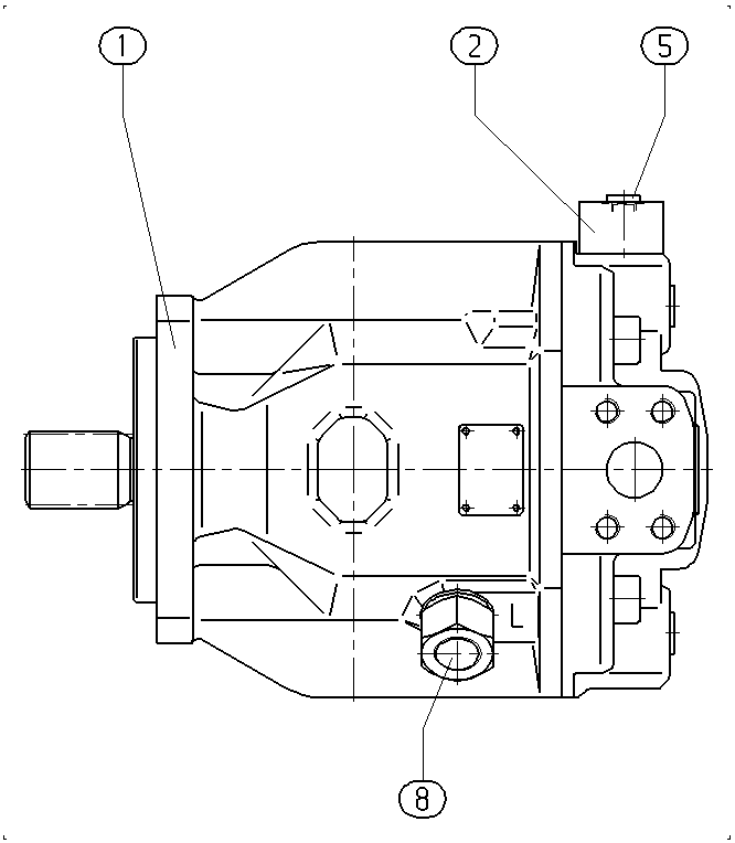 A A10V O140 DG /31L-PSD12N00 — Zeichnung
