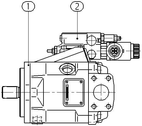 AXIAL-PISTON PUMP — Zeichnung