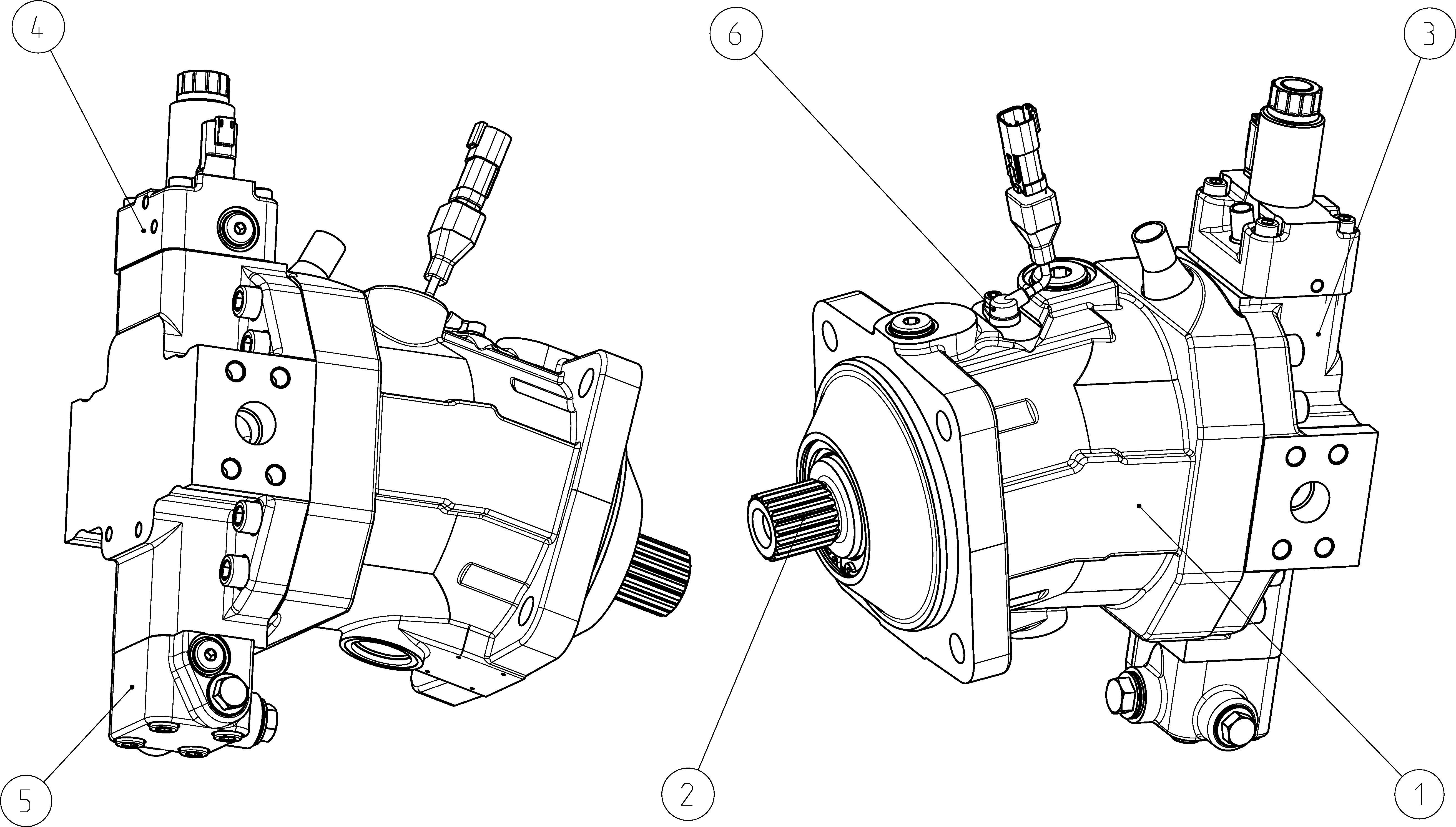 A6VM115EP600P000A/71MWV0P4Z92CV-0 — Zeichnung