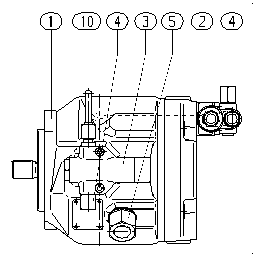 AA10VO45FHD/31L-PSC11N00 — Zeichnung