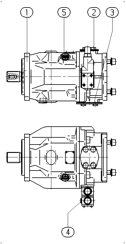 AP A10V O140 DFR1/31R-VSD62K07 -S1467 — Zeichnung