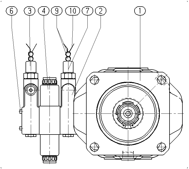 A A10V O140 DR /31L-VSD12K17 -SO911 — Zeichnung
