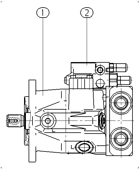 AA10VO60DFR/52W-VUC66N000 — Zeichnung