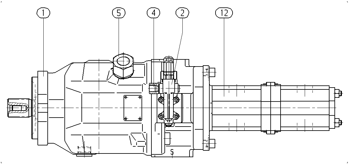 AA10VO71DFR/31R-VSC12L55 — Zeichnung