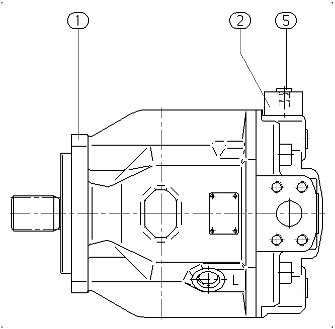 A A10V O140 DG /31L-PSD62N00 — Zeichnung