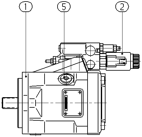 A A10VNO 45ED 72/52L-VRC11N00P -S2746 — Zeichnung