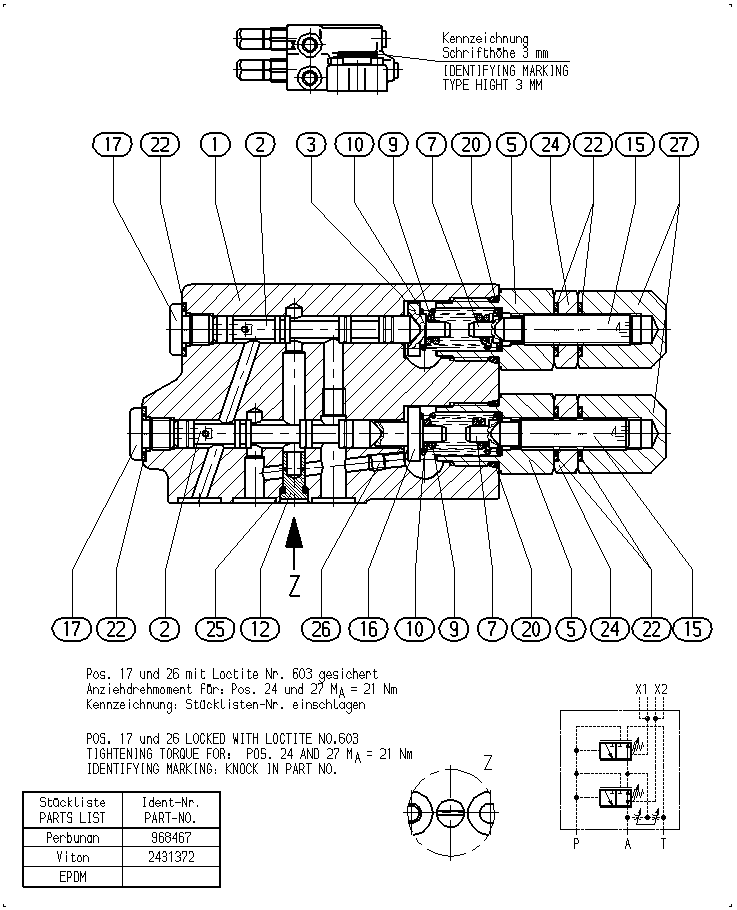 CONTROL VALVE — Zeichnung