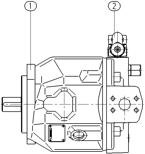 A AA10VSO 71 DR /31L-VKC92N00 *GO2* — Zeichnung
