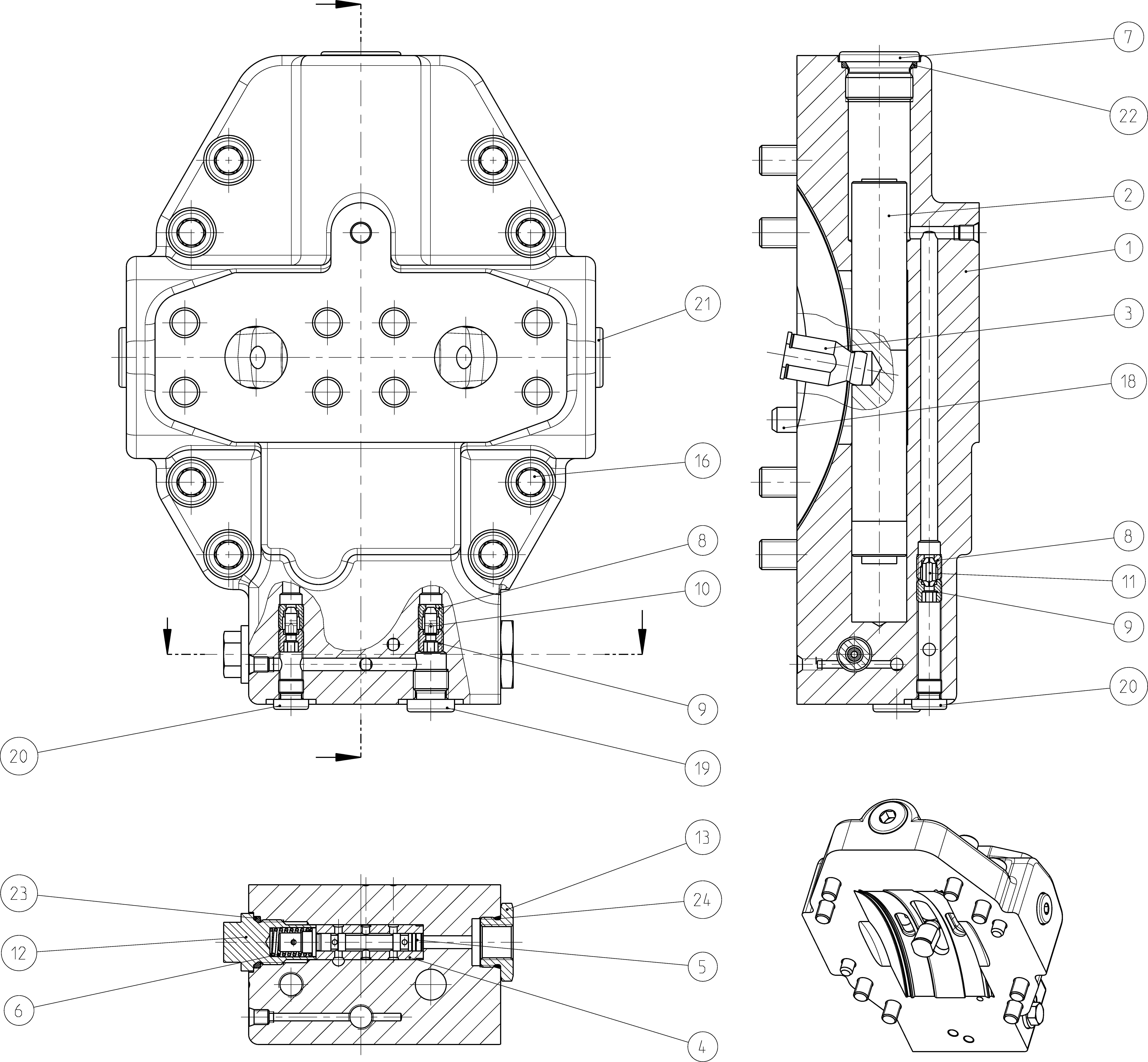 COVER PLATE — Zeichnung