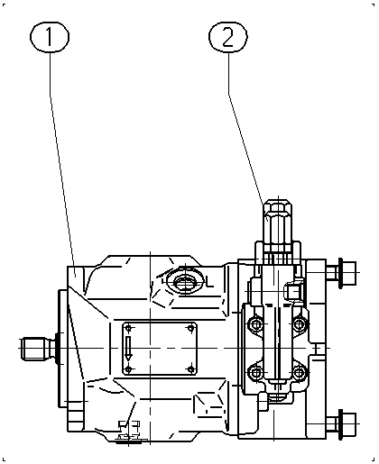 AA10VSO18DFR1/31R-PUC12K01-S1253 — Zeichnung