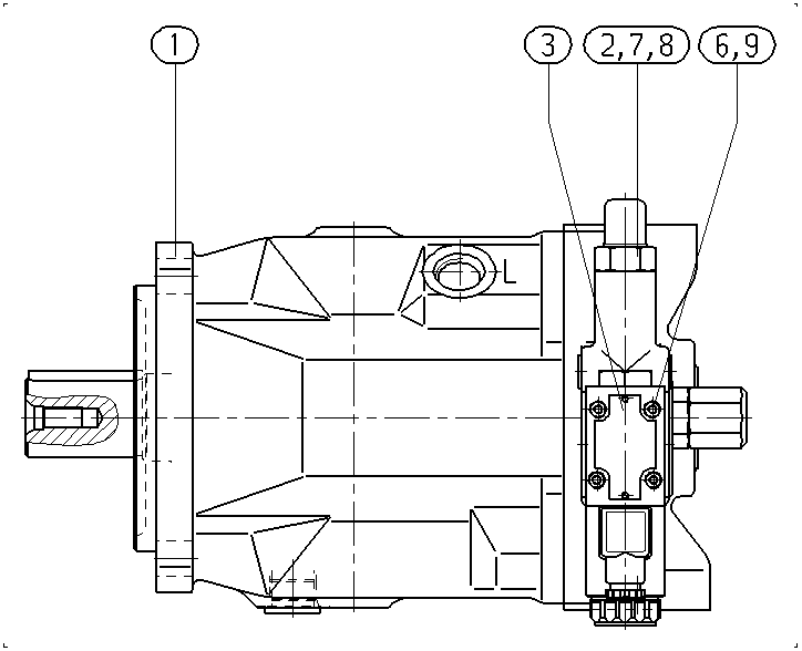 A AA10VSO140 DR /31R-PKD62N00 -SO294 — Zeichnung