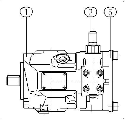 A A10VSO 18 DR1 /31R-PPA12KD2 -SO275 — Zeichnung