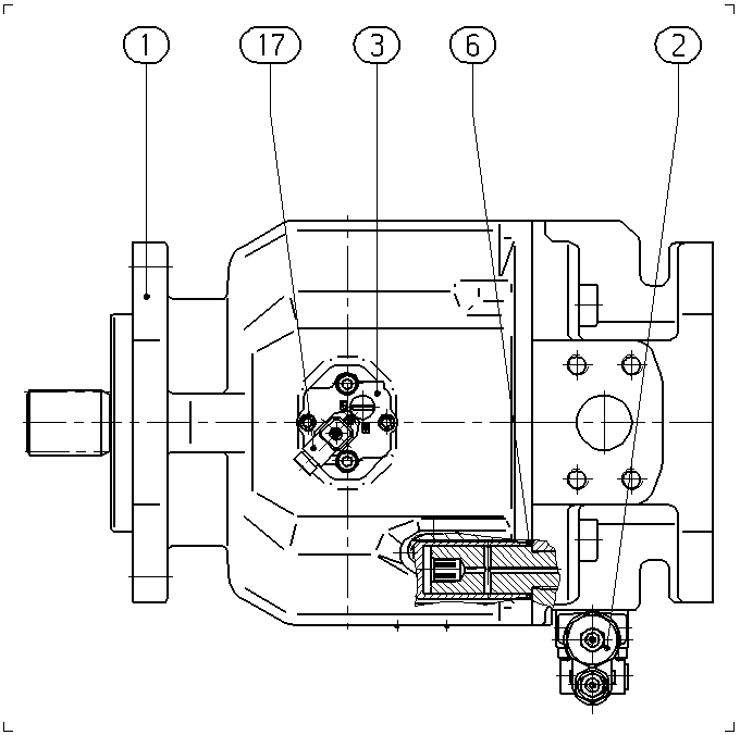 AH A10V O110 DFR1/31R-VSC12K07 -S3208 — Zeichnung