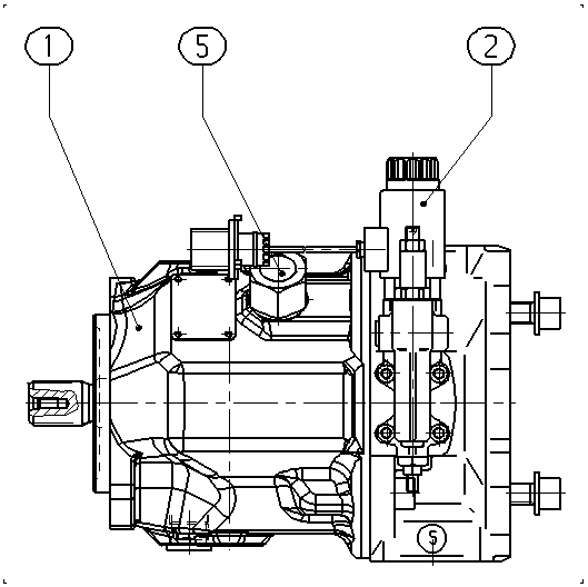 A A10V O 45ED 72/31R-PSC12K01 -S1514 — Zeichnung