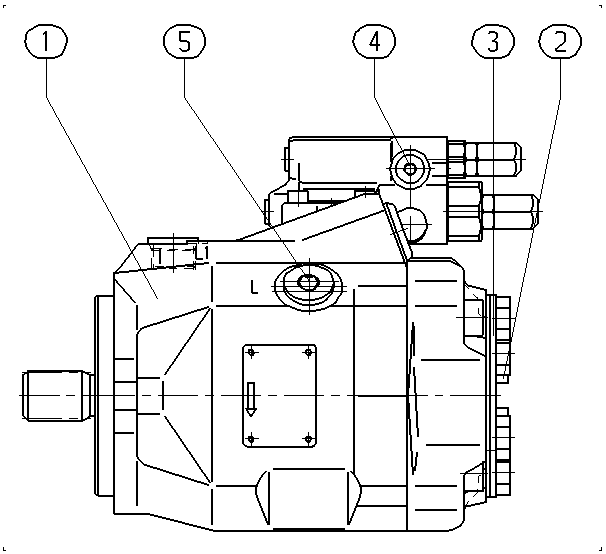AP A10V O 45 DFR1/52R-PSC11N00 -SO547 — Zeichnung