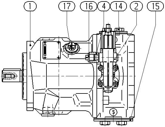 AL A10VSO 28 DRG /31R-VPA12K01 — Zeichnung