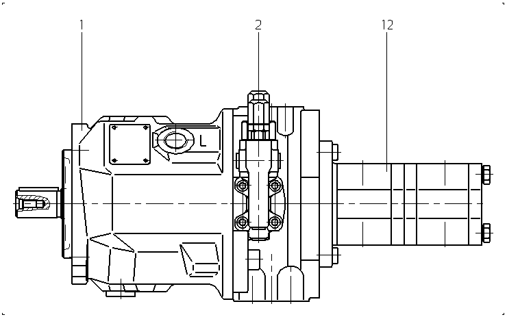 AA10VSO28DR/31R-PPA12G33 — Zeichnung