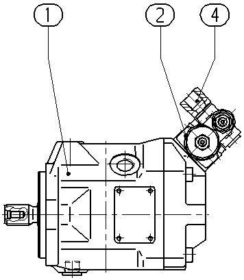 A A10VSO 10 DRG /52R-VSA14N00 — Zeichnung