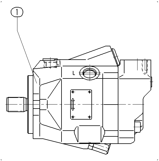 A A10V M 45 DG /52W1-VSC95N000 — Zeichnung