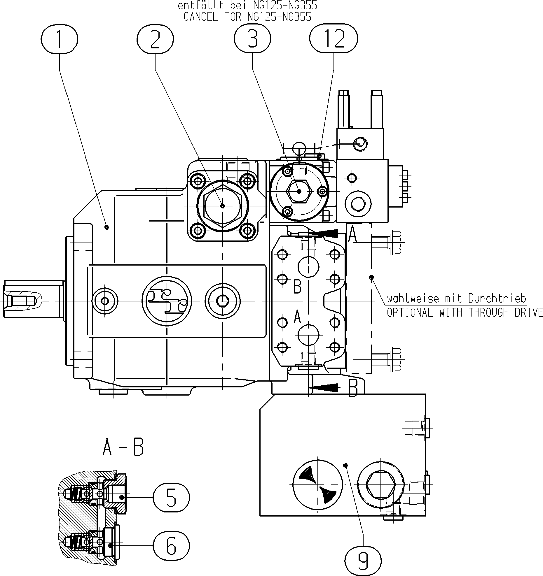 AXIAL-PISTON PUMP — Zeichnung