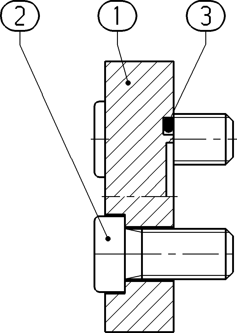 BLANK FLANGE — Zeichnung