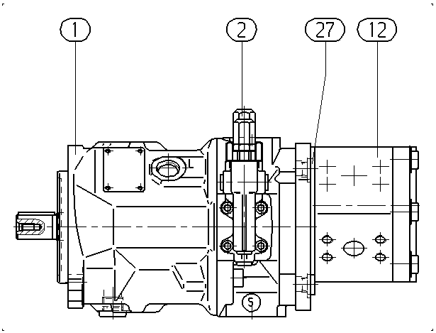 AA10VSO100DR/31R-VPA12L60 — Zeichnung