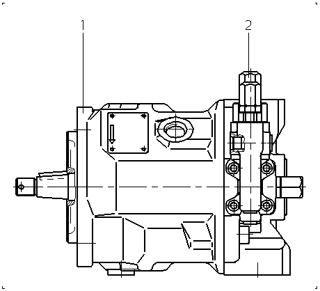 A A10V O 71 DRG /31R-VSC92N00 -SO 97 — Zeichnung