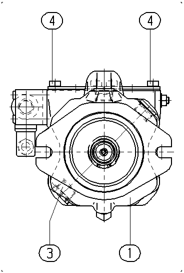 AL A10V M 45 EZ1 /52W1-VSC95N000 -S1173 — Zeichnung