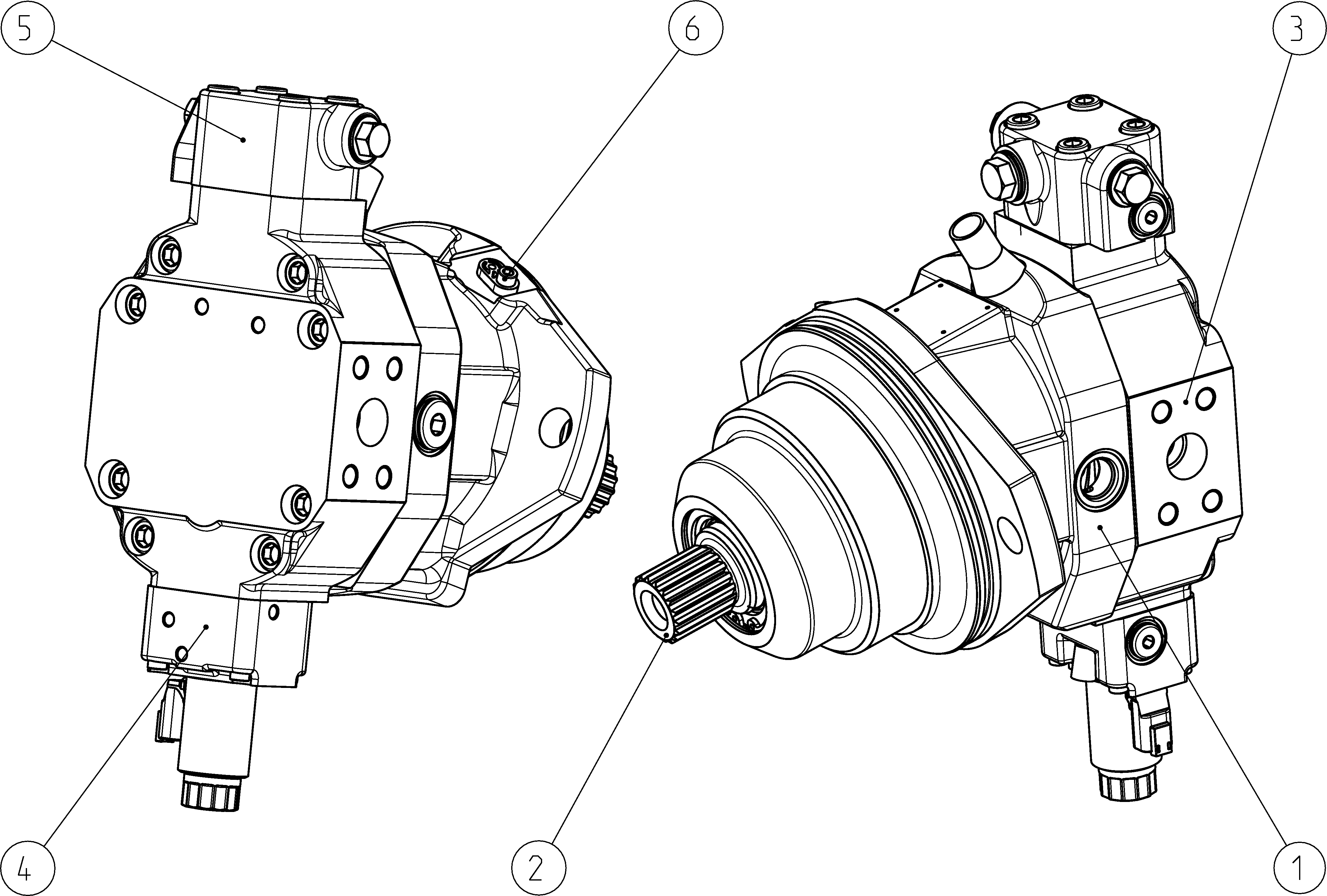 A6VE085EP100P000A/71MLV0Y2Z92CU-S — Zeichnung