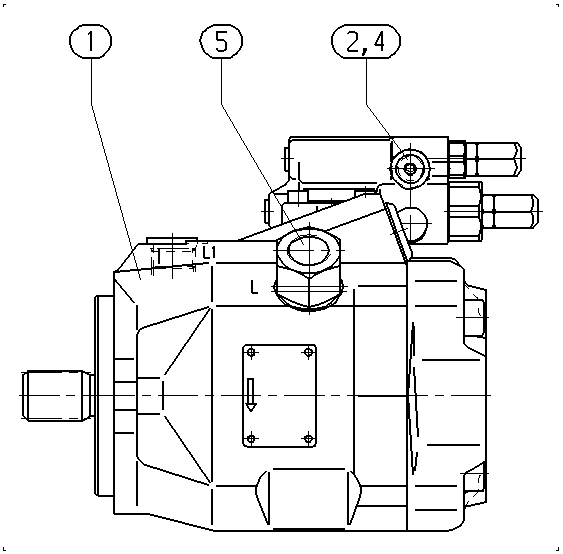 AHA10VO45DFR1/52R-PSC11N00-S1220 — Zeichnung