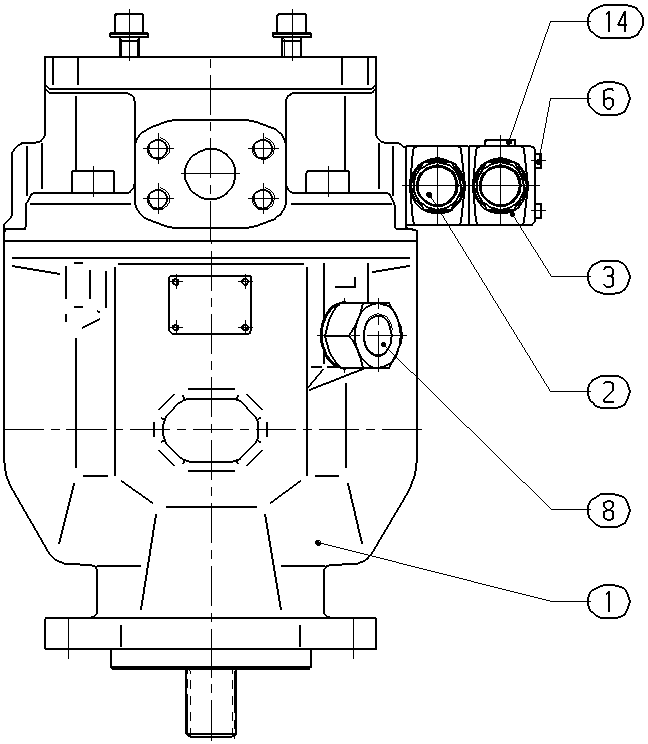 AH A10V O140 DFR1/31R-VQC12K68 — Zeichnung