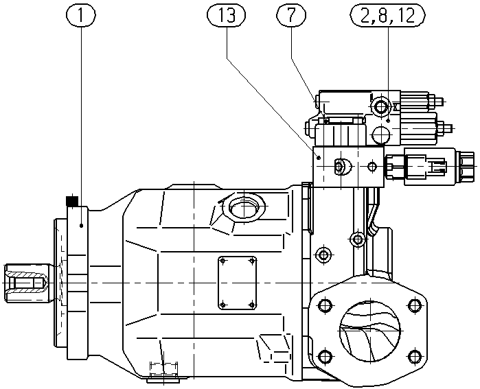 AHA10VO100DFR1/31R-VSC13N00-S2430 — Zeichnung