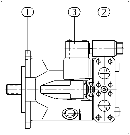 AAA10VM45EZ1/50W1-PWC60N000 — Zeichnung