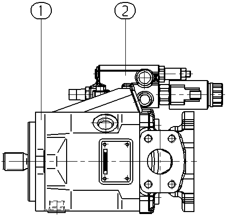 A A10VNO 45ED 74/52R-VSC12K68P — Zeichnung