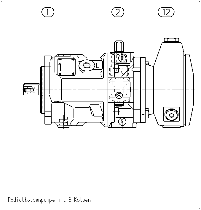 A A10VSO 45 DR /31L-PPA12C02 — Zeichnung
