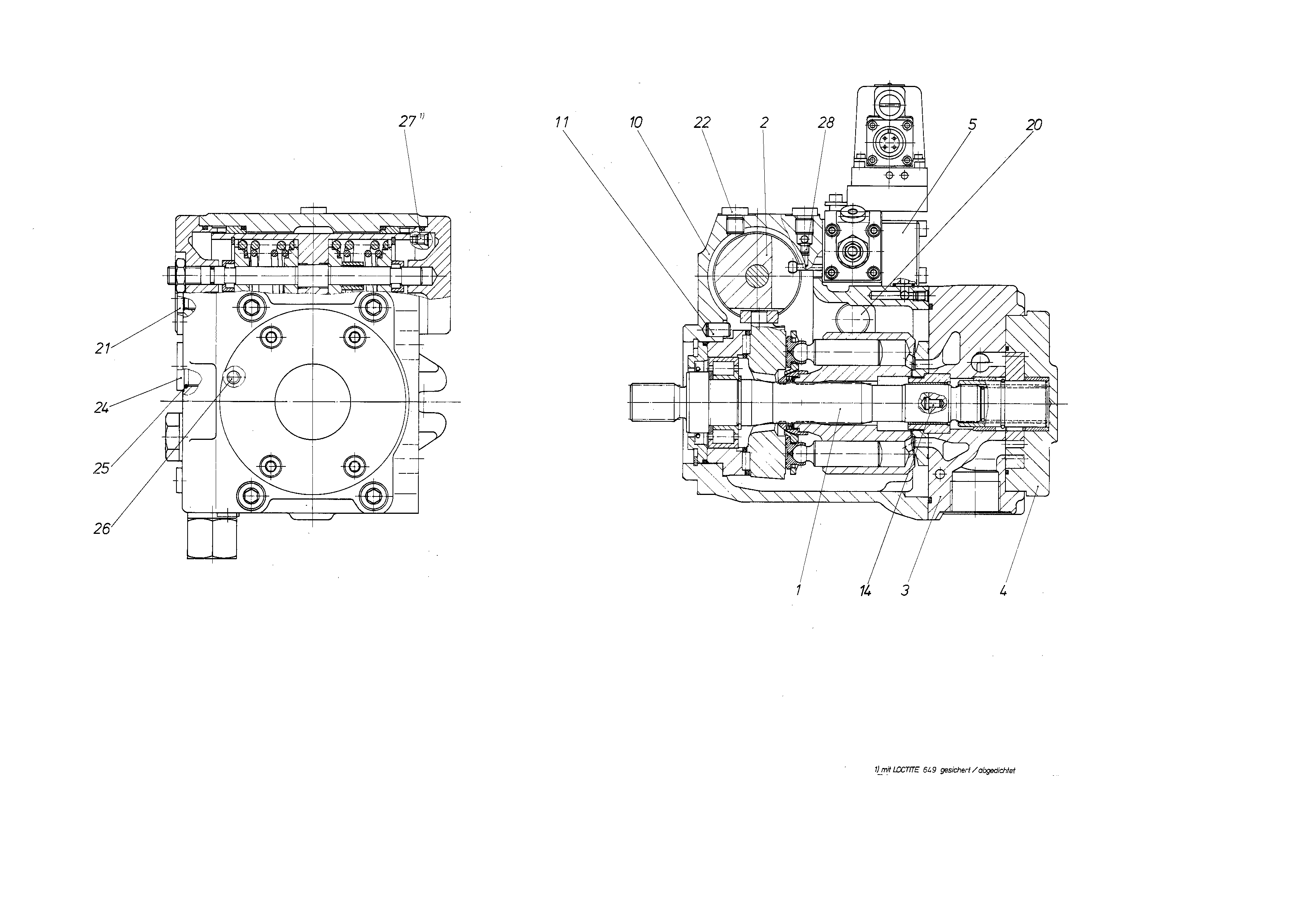 A11VG50ES1/11L-PSC10F002S — Zeichnung